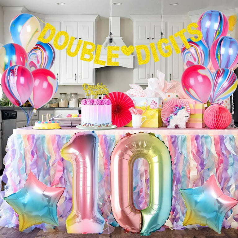 Everything You Need To Decorate Rainbow Themed Summer Birthday
