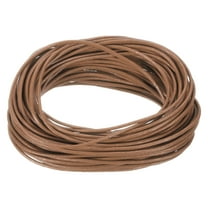 11 Yards 1.5mm Round Leather Cord Lacing String for DIY Crafts, Light Coffee