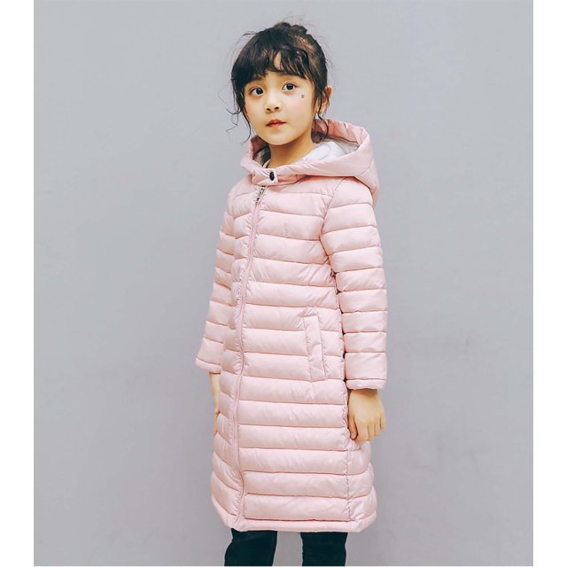 uublik Veste Garçon Automne Veste à Capuche Chaude pour Enfants Parka Rose, Taille 4-12 Ans