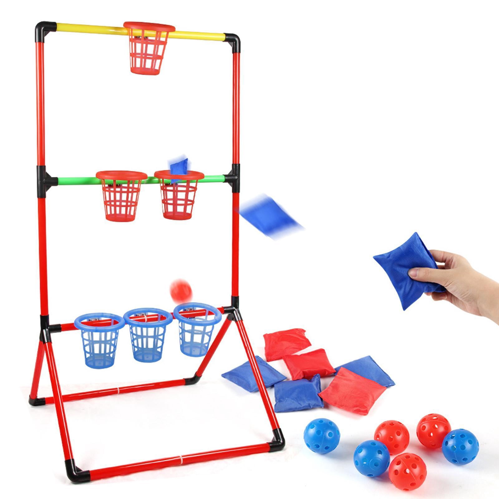 LeeQinersw Bucket Game Throwing Game Indoor Outdoor Garden Party Game for Toddlers