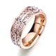 thumbnail image 4 of Anillo de pareja para hombre y mujer, sencillo, con estrellas del cielo, destellos de color, doble fila, anillo de cola, dedo índice, moda, anillo de joyería de moda, 4 of 6