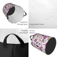 thumbnail image 2 of Balery Wine Cesta de ropa redonda con asas, impermeable, independiente, para ropa, juguetes, dormitorio y familia-Small, 2 of 6