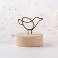 thumbnail image 1 of Note Clip Wooden Base Metal Bird House Star Car Flower Shape Message Holder for Business Card, 1 of 7