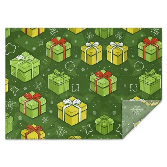 Rectangle Table Clothes Merry Christmas Gifts Green Tablecloth,Modern Washable Table Cloths for Picnic Catering Halloween Fall Thanksgiving Christmas