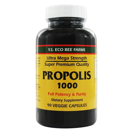 YS Organic Bee Farms - Propolis Caps 1000 mg. - 90 (Best Bee Propolis Products)