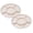 Beige, variant on ZOURIH 6 Sectional Plastic Serving Trays for Party - Heavy Duty Party Trays for Serving Food - 11 inch Trays and Platters - Veggie Tray Platter/Divided Serving Tray,Beige