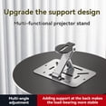 thumbnail image 2 of Support de Projecteur Universel avec Vis de 1/4 Pouce pour Bureau, Support de Projecteur Pliable Réglable pour Plafond et Mur Noir, 2 of 7