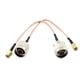 thumbnail image 1 of RG316 cable puente 15 cm SMA macho a N macho RF coaxial cable coaxial antena extensor adaptador de cable puente 2 Piezas Scienceny EL1428-00, 1 of 2