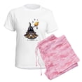 thumbnail image 6 of CafePress - Bee Yorkie Lover Women's Light Pajamas - Women's Short Sleeve Print T-Shirt and Pants Light Cotton Pajama Set, 6 of 7