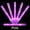 Pink, variant on 10PCS LED Glow Sticks Bulk Colorful RGB Glow Foam Stick light Stick Cheer Tube Dark Light for Concerts Birthday Wedding Party