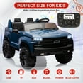 thumbnail image 3 of CazToi 24V 2 Seater Ride On Truck Licensed Chevrolet Silverado Electric Car with Remote Control for Kids 3-8, 3 of 7