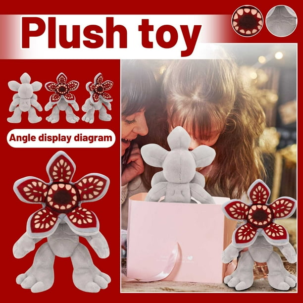 Peluche Demogorgon Stranger, Bear de Terror Things, Figura de Peluche para Colección, Regalo de Cumpleaños, Navidad, Demogorgon Plush (DEMOG)