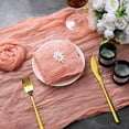 thumbnail image 3 of 10 Pieces  Gauze Cheesecloth Napkins 20×20 Inches Wrinkled Gauze Table Napkins Cheese Cloth Napkins for Wedding Baby Shower Birthday Party Easter Decor (Pink), 3 of 14