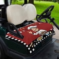thumbnail image 2 of Golf Cart Seat Covers for 2 Seater,Cheg Red Microfiber Cart Seat Towel Blanket,Black White Check Buffalo Plaid Grid Lattice Absorbent Breathable Non Slip Bench Seats Protector for Golf Course 51"x31", 2 of 9