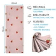 thumbnail image 2 of Strawberry Plants Fruit Hot Yoga Mat Towel Non Slip for Hot Yoga - Quick-Drying Yoga Mat Cover with 4 Corner Pockets with Travel Bag - Hot Yoga Towel Non Slip 74"x26", 2 of 6