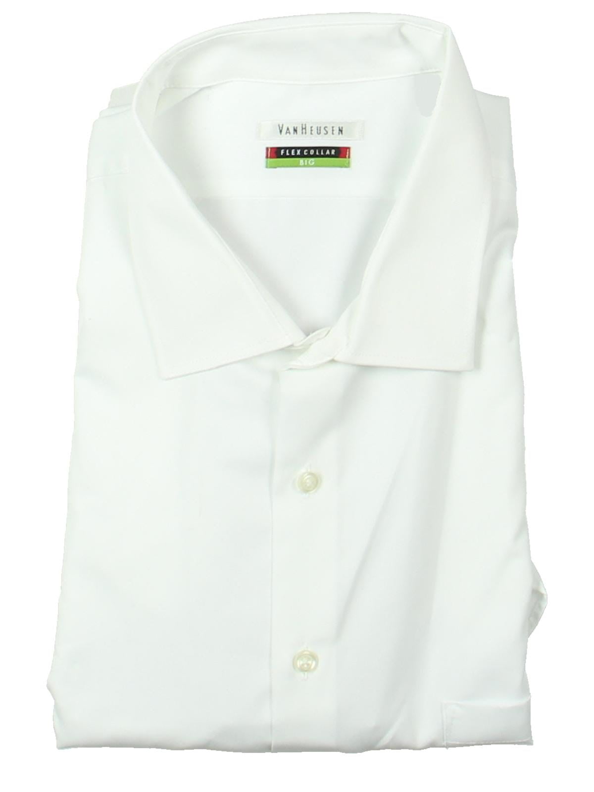 mens big and tall white dress shirts