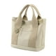 thumbnail image 2 of Bolso pequeño para mujer, bolso con bolsillos, asa superior, cierre de cremallera. Caqui, 2 of 8
