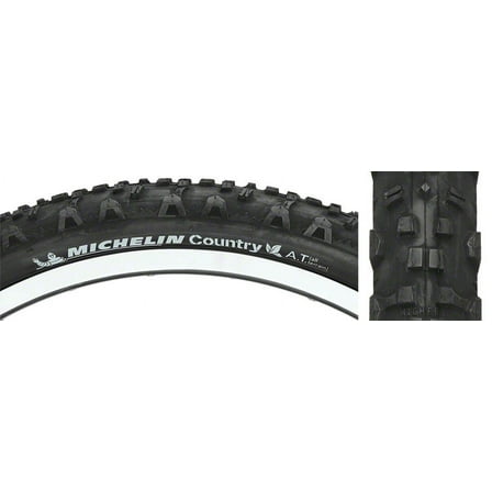 Michelin Country A.T. 26x2.00 Bike Tire – Durable Non-Tubeless Mountain Bike Tire with MTB Rubber Compound, Standard Casing, and Long-Lasting Performance