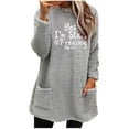 thumbnail image 1 of Bowake Chandail Douillet d'Hiver Chaud Ample pour Femmes Manches Longues Col Rond, 1 of 4