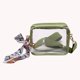 thumbnail image 5 of Bolso Bandolera Bolso Bolso bandolera de verano Casual PVC Lady Jelly Bag Cinta portátil para fiesta (verde), 5 of 5
