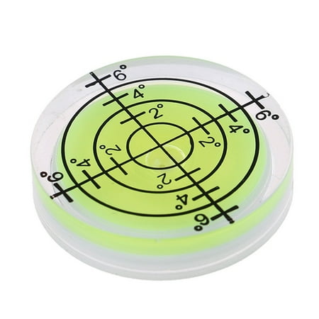 

1Pc 32mm Spirit Bubble Degree Mark Surface Level Round Circular Measuring Meter
