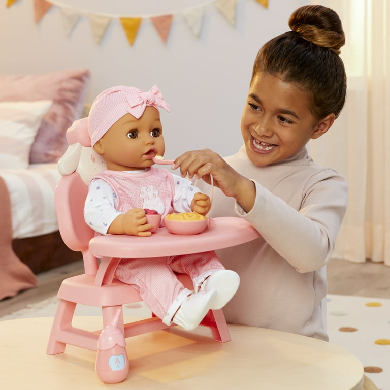 Baby Born Baby Doll Mealtime Table Includes Food Sturdy High End Design Fits Dolls up to 17