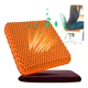 thumbnail image 1 of Cojin Gel Silicon Silla Ergonomico Casa Auto Oficina Panal Color Naranja Diseño de la tela Lisa, 1 of 5
