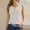 Gray tank tops, variant on Wycnly Tank Top for Women Summer Tops Breathable Comfy Henley Shirts Slim Button up Tunic Fashion Solid Sleeveless Tee Shirts Ladies Sleeveless Shirt