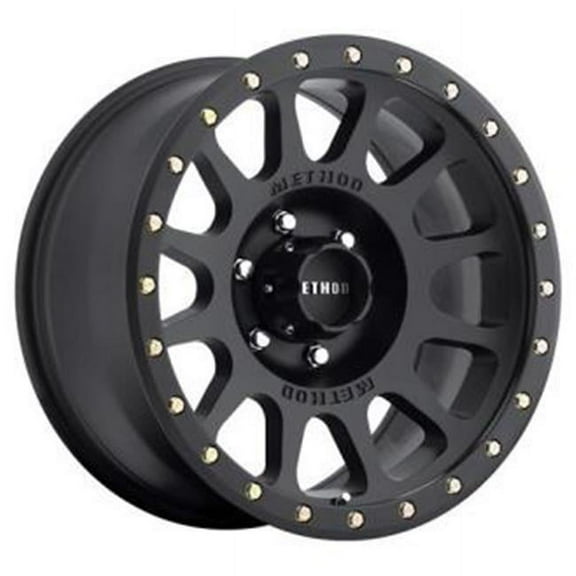 Method Race Wheels 20 x 9 in. NV 8 on 6.5 Bolt Pattern 5.75 in. Back Space 18 Offset - Matte Black