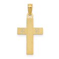 thumbnail image 4 of Auriga 14K Yellow Gold Rn Cross Charm Pendant for Women (L-18.1 mm,W-12.33 mm), 4 of 6