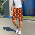 thumbnail image 6 of Xecao Heart Christmas Hot Cocoa Print Men's Sleepwear Shorts Pajama Bottom Lounge Short ,Nightwear with Convenient Pockets for Relaxed Home Wear-XX-Large, 6 of 6