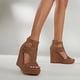 thumbnail image 1 of Nuevas sandalias de cuña Zapatos de mujer ahuecados con boca de pez de fondo grueso para mujer Wmkox8yii sa3571, 1 of 7