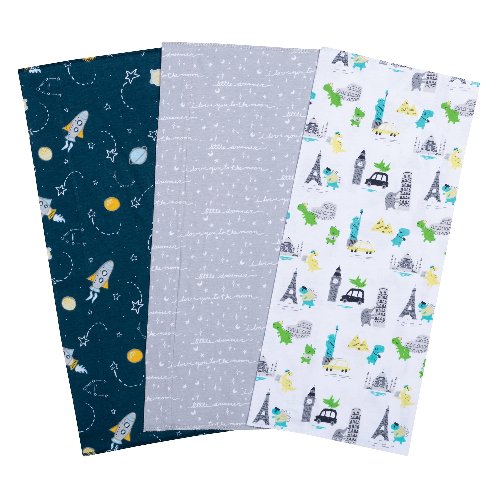 cloud island burp cloths