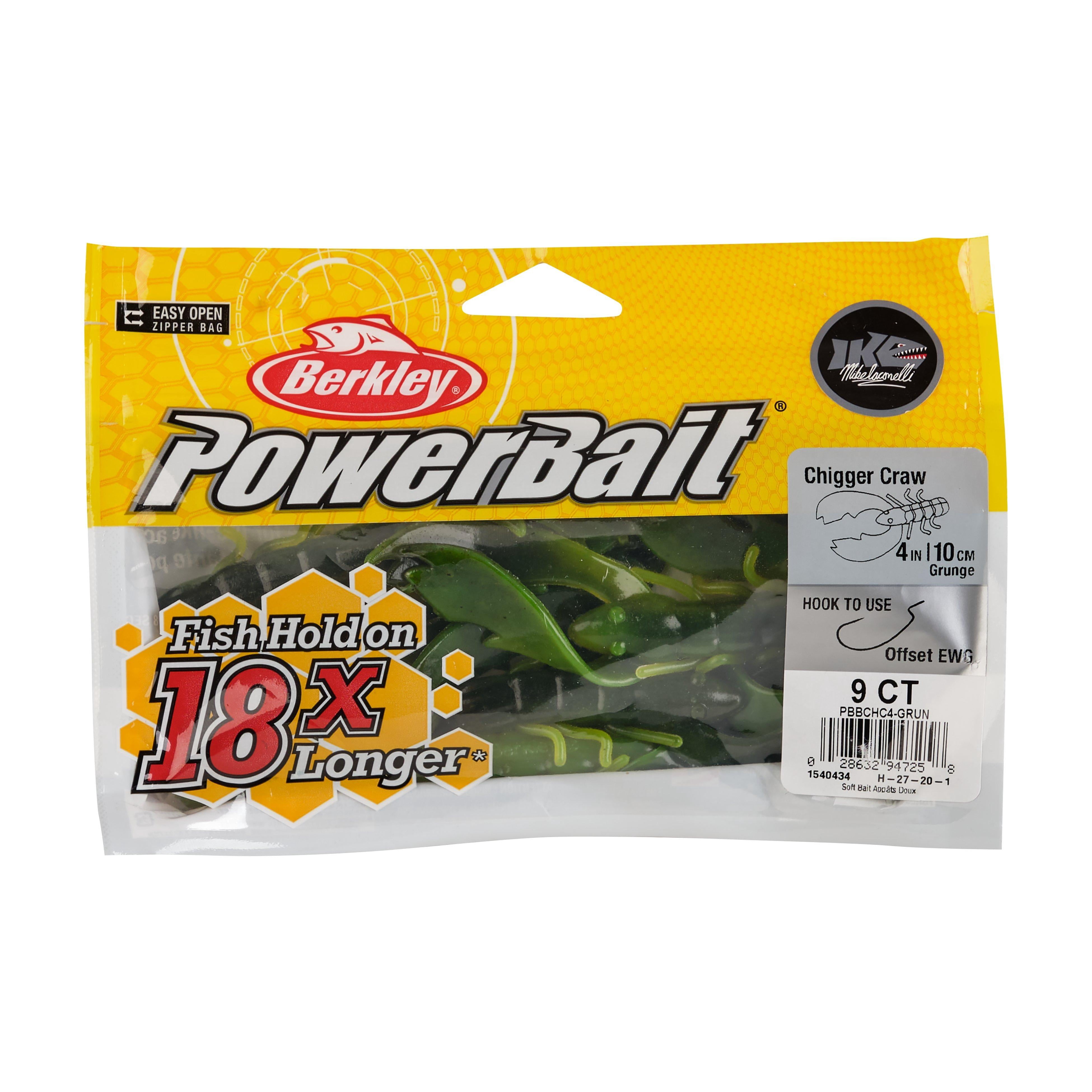 Berkley PowerBait® Chigger Craw Fishing Soft Bait 4in | 10cm Grunge