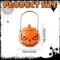 thumbnail image 3 of Gkeoshab Food Storage Storage rack Halloween Pumpkin Jack Pumpkin Candy Bucket Halloween Pumpkin Bucket Pumpkin Design Bucket Halloween Pumpkin Candy Bucket Home & Garden, 3 of 8