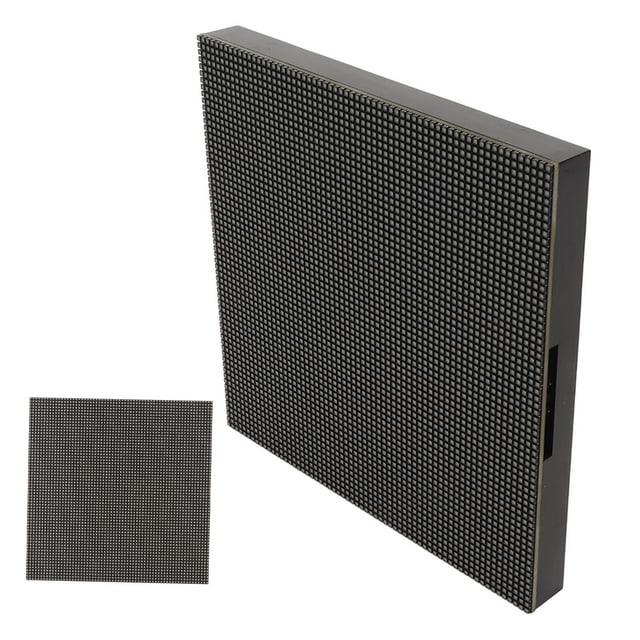 Pantalla LED de matriz de puntos panel de matriz LED a todo color RGB de paso de 2 mm profesional 64x64 para señal de entrada de automóvil