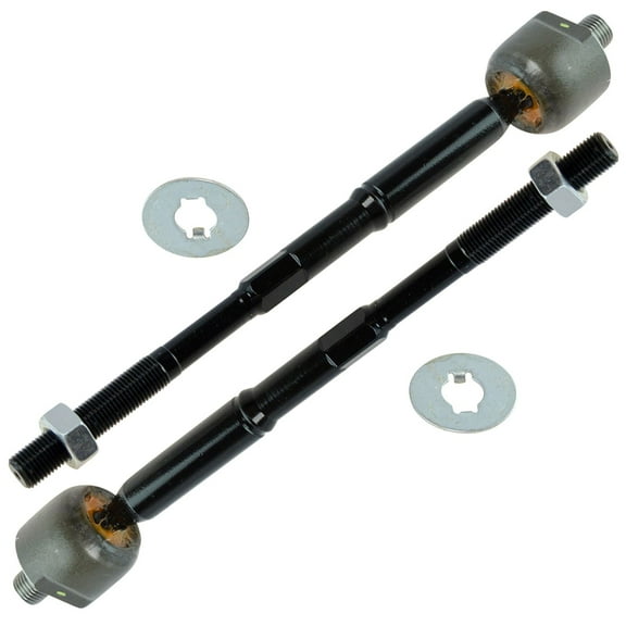 TRQ Front Inner Tie Rod Set Fits Select 2007-2012 Nissan Sentra
