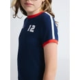 thumbnail image 4 of Weekend Academy Girls Short Sleeve Baby Tee, Sizes 4-18, 4 of 6