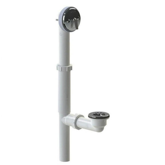 Watco Chrome-Plated Bath Waste Trip Lever - 500-TQ-PVC-CP