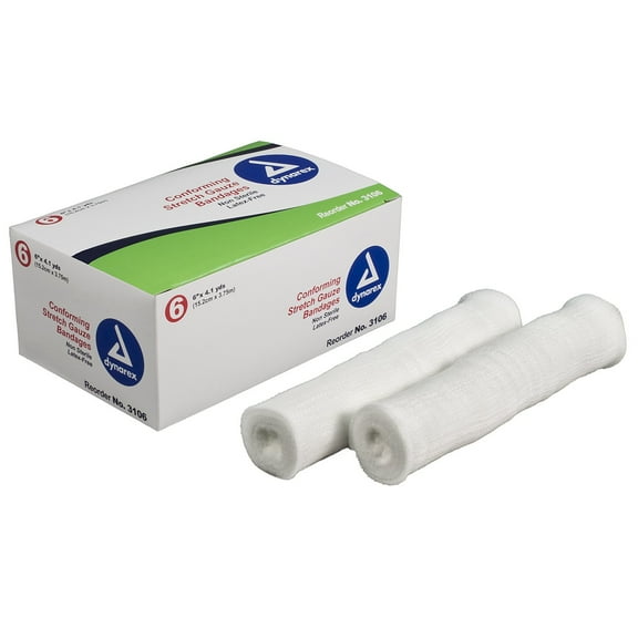 Gauze Conform Non-Sterile 6"x4.1YD 6 ea