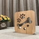 thumbnail image 4 of Lámpara de cabeza de lobo con pata de perro y luz nocturna de madera, decoración de dormitorio para niños, lámpara Led de luz cálida, USB para regalo para niños, 4 of 4