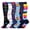 Style5, variant on 6 Pairs Compression Socks Printed Design Colorful Knee High Socks for Sports Running ,Nursing,Ridding Stockings