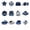 C, variant on FENGGHAO Graduation Cupcake Toppers Glitter Class of 2026 Congrats Grad Cap Picks for Graduation Cake Decorations