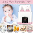 thumbnail image 4 of Baby Bottle Warmer, Portable Double Bottle Warmer, Baby Milk Warmer for Breast Milk and Formula, BPA-Free, Fast Baby Food Heater, Precise Temperature Control, 4 of 5