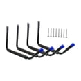 thumbnail image 4 of Ethern 4 Garage Storage Hooks, Wall Mounted, Large Shed, Display Hanger for Ladders And Blue capped, 4 of 9