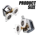 thumbnail image 5 of Rodillos para puertas de ducha Rodillos para puertas de ducha corredizas de repuesto para el hogar de 25 mm de diámetro Se adapta a piezas de repuesto para baños de vidrio de 4 a 6 mm zhuoxua STOL, 5 of 5