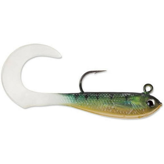 Storm WildEye Curl Tail Minnow 03 Fishing Lure 3" 1/8oz Perch 3pcs