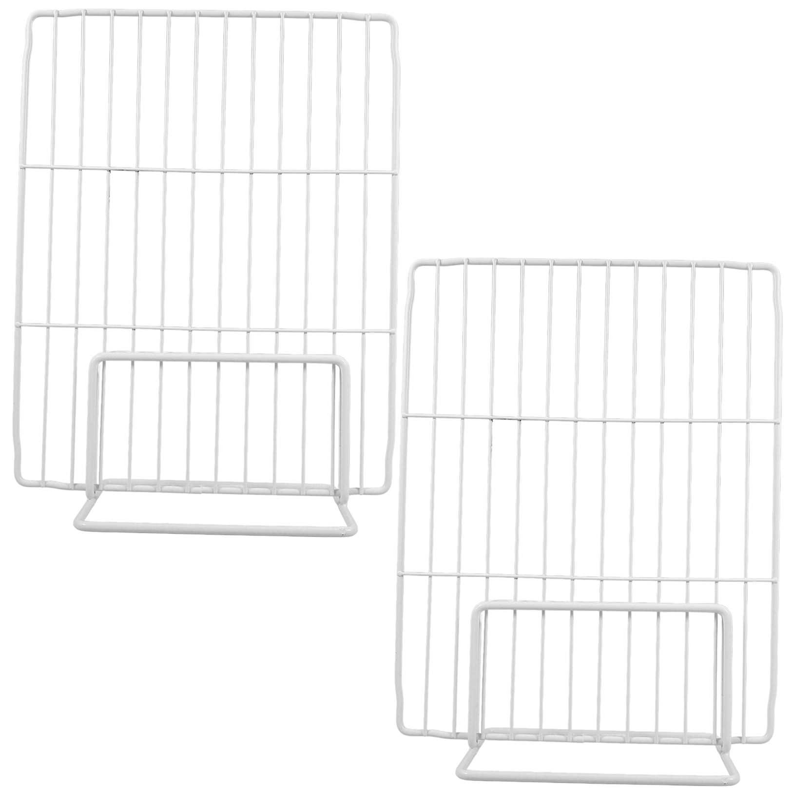 Masteelf Freezer Separator Fridge Shelf Organizer Metal Shelf Separator Iron Mesh Divider