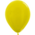 thumbnail image 2 of 11 inch Sempertex Metallic Yellow Latex Balloons (100 Pack) - Party Supplies Decorations, 2 of 2