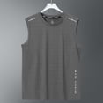thumbnail image 7 of LEKWK Tank Tops Men Big and Tall Quick Dry Lightweight Athletic Tops Muscle Breathable Loose Fit Solid Workout Shirt Summer Gym Running Fitness Outfits, 7 of 7